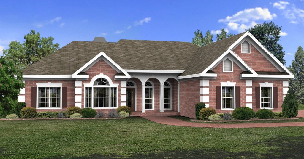 Elegant Brick Exterior SDL Custom Homes