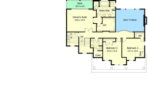 Open Floor Plan and Vaulted Family Room Plan Image - Floor 2