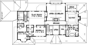 Luxury Craftsman Plan Image - Floor 2