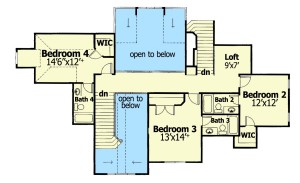 Luxurious European Home Plan Image - Floor 2