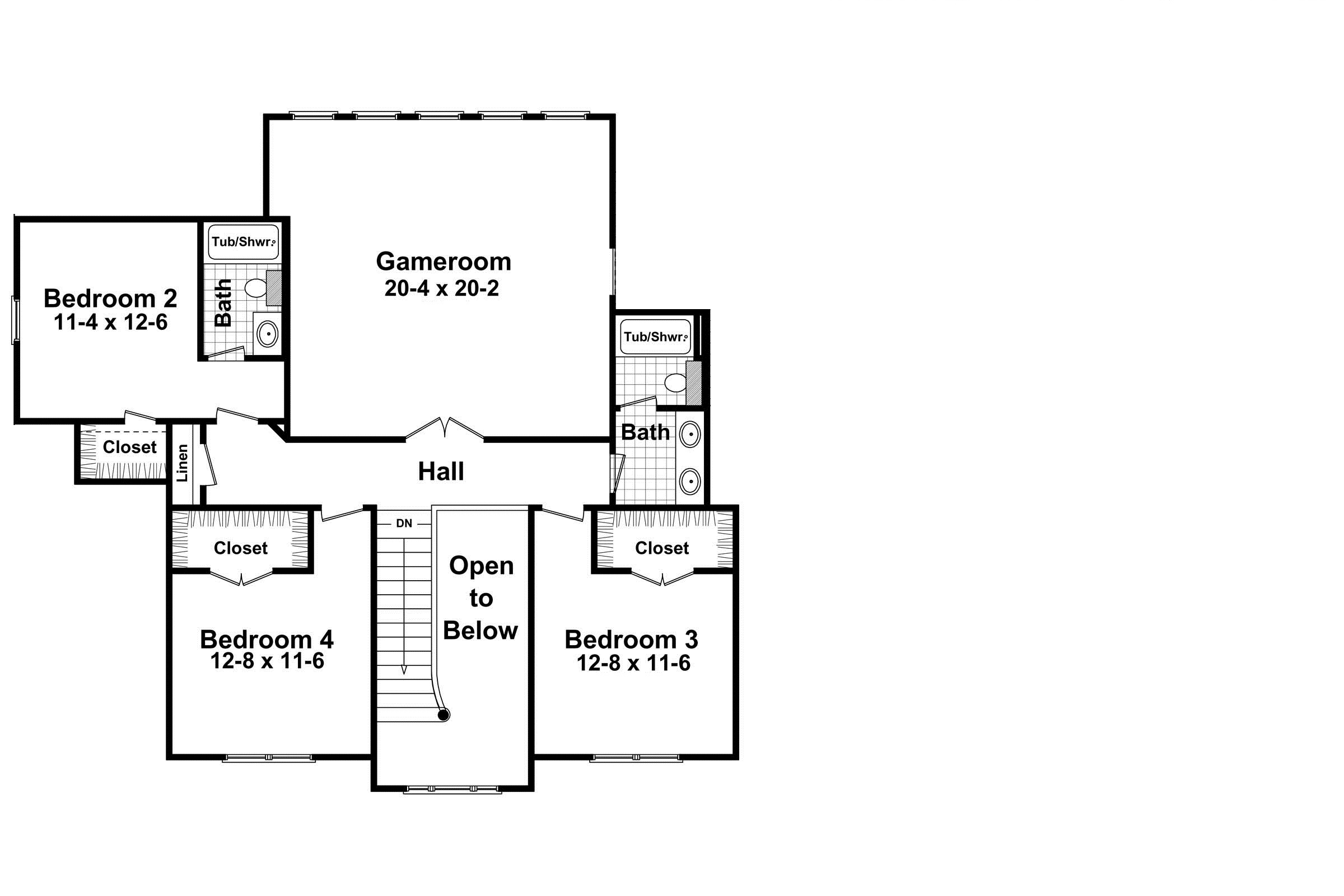 custom two story home plan with wrap around porch