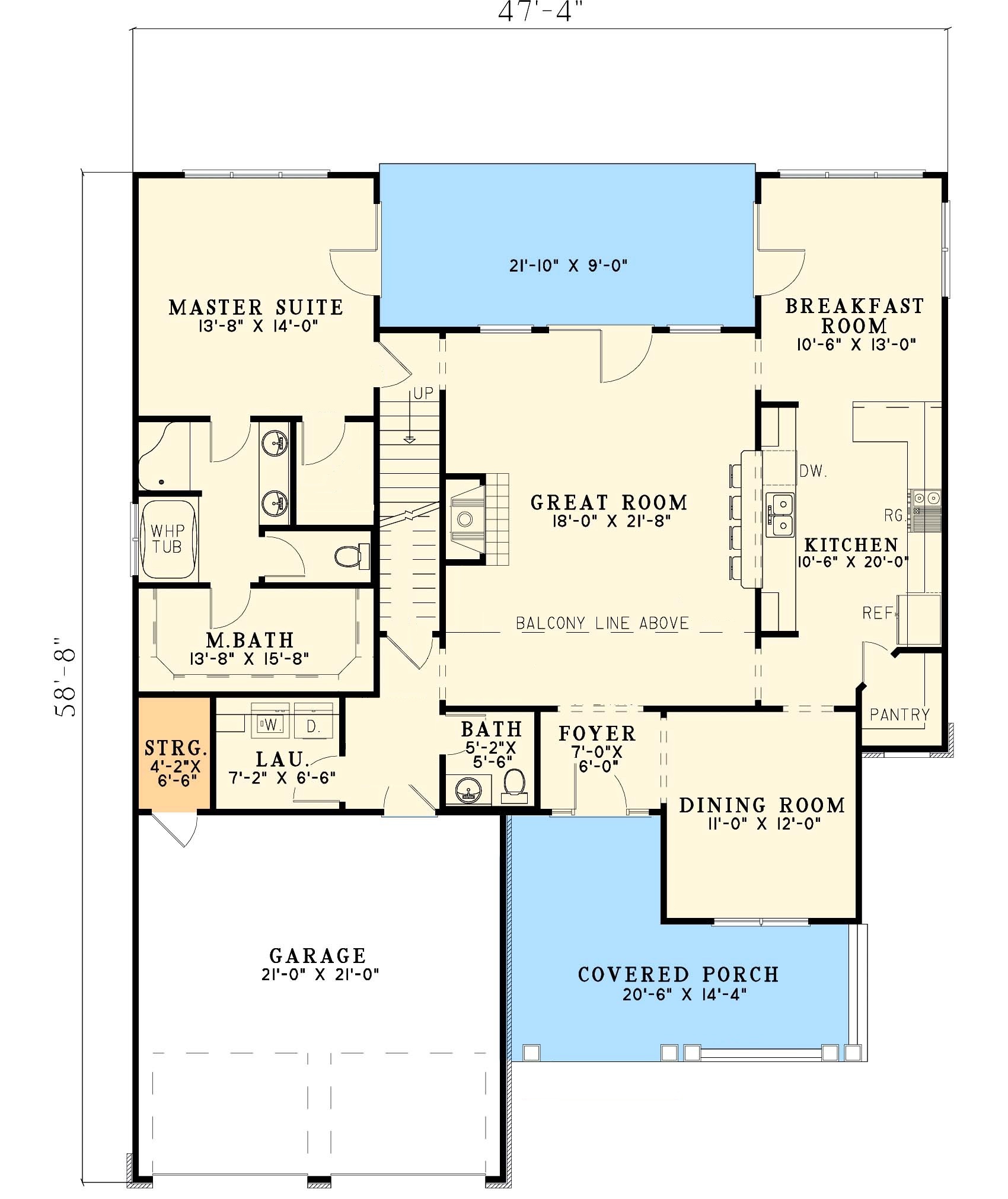 This Plan Exudes Tradition First Floor Plan - SDL Custom Homes
