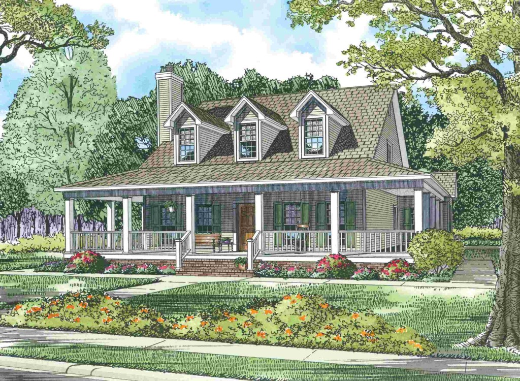 Cape Cod House With Wrap Around Porch | SDL Custom Homes